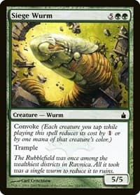 Siege Wurm - Ravnica: City of Guilds - Magic: The Gathering card