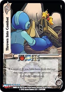 Thrown Into Combat - Mega Man: Collector's Tins - UniVersus card