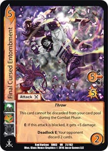 Final Cursed Entombment - Red Horizon: Blood Omen - UniVersus card