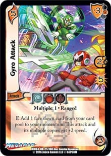Gyro Attack - Mega Man: Battle for Power - UniVersus card
