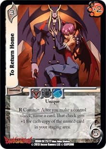To Return Home - Darkstalkers: Collector's Tins - UniVersus card