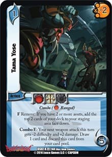 Tama Yose - Darkstalkers: Warriors of the Night - UniVersus card