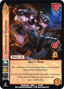 Tombstone Stunner - Red Horizon: Blood Omen - UniVersus card