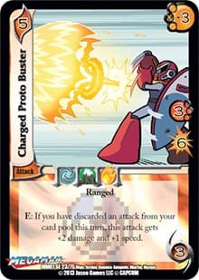 Charged Proto Buster - Mega Man: Collector's Tins - UniVersus card