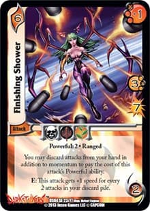Finishing Shower - Darkstalkers: Collector's Tins - UniVersus card