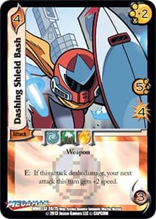 Dashing Shield Bash - Mega Man: Collector's Tins - UniVersus card