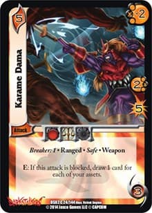 Karame Dama - Darkstalkers: Warriors of the Night - UniVersus card