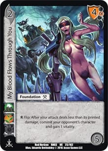 My Blood Flows Through You - Red Horizon: Blood Omen - UniVersus card