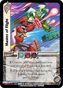 Master of Flight - Mega Man: Battle for Power - UniVersus card