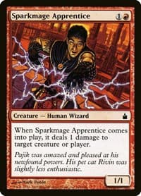 Sparkmage Apprentice - Ravnica: City of Guilds - Magic: The Gathering card