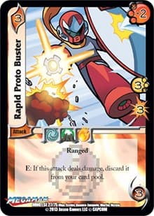 Rapid Proto Buster - Mega Man: Collector's Tins - UniVersus card