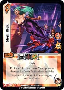 Shell Kick - Darkstalkers: Collector's Tins - UniVersus card