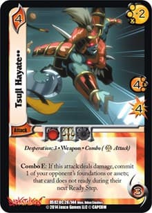 Tsuji Hayate - Darkstalkers: Warriors of the Night - UniVersus card