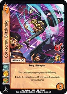 Corkscrew Blitzkreig - Red Horizon: Blood Omen - UniVersus card