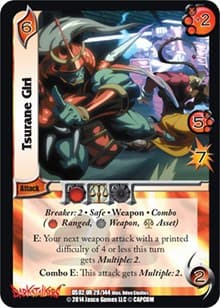 Tsurane Giri - Darkstalkers: Warriors of the Night - UniVersus card