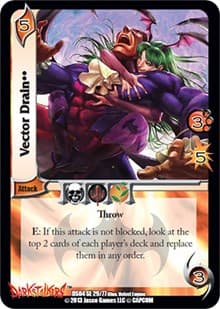 Vector Drain - Darkstalkers: Collector's Tins - UniVersus card