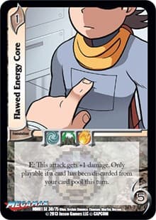 Flawed Energy Core - Mega Man: Collector's Tins - UniVersus card