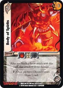 Body of Spirits - Darkstalkers: Warriors of the Night - UniVersus card