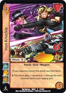 Iron Knuckle - Red Horizon: Blood Omen - UniVersus card