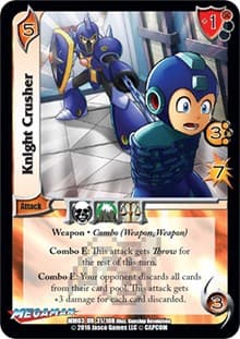 Knight Crusher - Mega Man: Battle for Power - UniVersus card