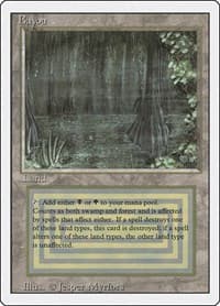 Bayou - Revised Edition - Magic: The Gathering card