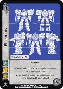 Blueprints - Red Horizon: Blood Omen - UniVersus card