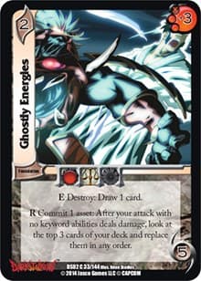 Ghostly Energies - Darkstalkers: Warriors of the Night - UniVersus card