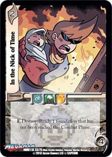 In the Nick of Time - Mega Man: Collector's Tins - UniVersus card