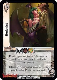 Hedonist - Darkstalkers: Collector's Tins - UniVersus card