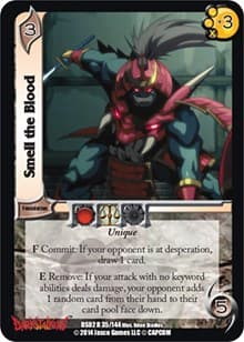 Smell the Blood - Darkstalkers: Warriors of the Night - UniVersus card