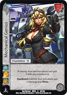 Mechanical Genius - Red Horizon: Blood Omen - UniVersus card