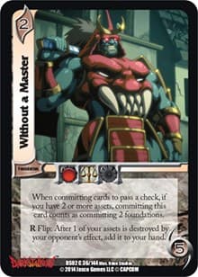 Without a Master - Darkstalkers: Warriors of the Night - UniVersus card