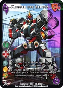 Krieger der Bergen - Red Horizon: Blood Omen - UniVersus card