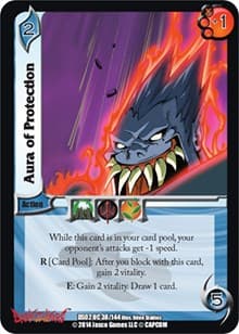 Aura of Protection - Darkstalkers: Warriors of the Night - UniVersus card