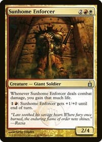 Sunhome Enforcer - Ravnica: City of Guilds - Magic: The Gathering card