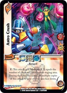 Astro Crush - Mega Man: Battle for Power - UniVersus card