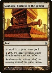Sunhome, Fortress of the Legion - Ravnica: City of Guilds - Magic: The Gathering card