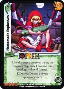 Homemade Explosives - Darkstalkers: Warriors of the Night - UniVersus card