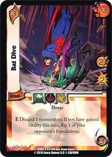 Bat Dive - Darkstalkers: Warriors of the Night - UniVersus card