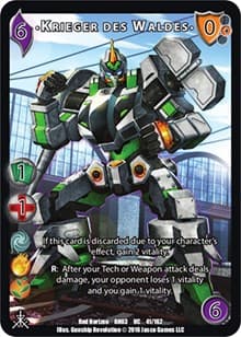 Krieger des Waldes - Red Horizon: Blood Omen - UniVersus card