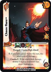 Chaos Flare - Darkstalkers: Warriors of the Night - UniVersus card