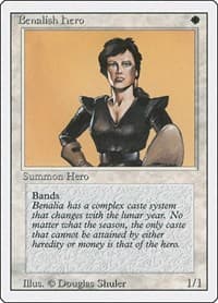 Benalish Hero - Revised Edition - Magic: The Gathering card