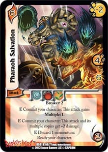 Pharaoh Salvation - Darkstalkers: Collector's Tins - UniVersus card
