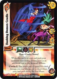 Dashing Demon Cradle - Darkstalkers: Warriors of the Night - UniVersus card
