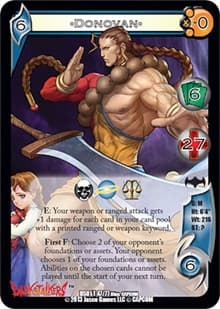 Donovan - Darkstalkers: Collector's Tins - UniVersus card