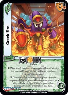 Greek Fire - Mega Man: Battle for Power - UniVersus card