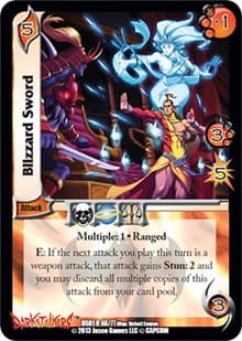 Blizzard Sword - Darkstalkers: Collector's Tins - UniVersus card