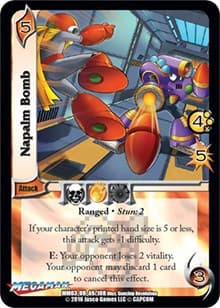 Napalm Bomb - Mega Man: Battle for Power - UniVersus card