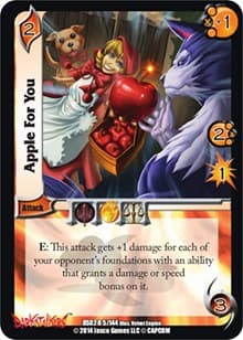 Apple For You - Darkstalkers: Warriors of the Night - UniVersus card
