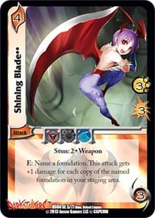 Shining Blade - Darkstalkers: Collector's Tins - UniVersus card